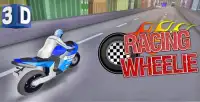 Wyścigi Moto Wheelie 3D Screen Shot 2
