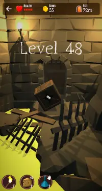 Hole Escape - Lost in the dungeon maze Screen Shot 1