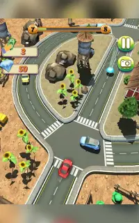 حركة المرور الطرق يركض هلع متسابق ألعاب Screen Shot 1