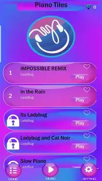 LadyBug Piano Tiles Game Screen Shot 1