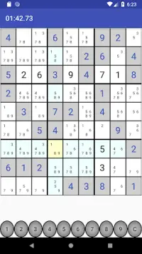 Android Sudoku Screen Shot 3