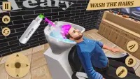 Barber Shop Haircut Game 3D Screen Shot 1