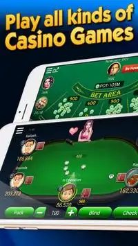 Casino Game-Texas Holdem Slots Screen Shot 2