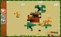 Jigsaw Dinosaurus permainan un Screen Shot 2