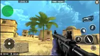 критический удар: стрельба оружия военные игры Screen Shot 1