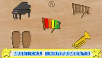 Gry przedszkolne dla dzieci - drewniane puzzle Screen Shot 4