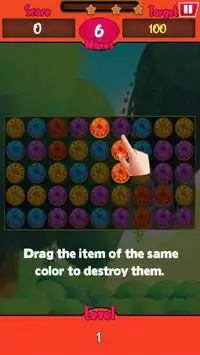Sweet Sprinkles Match Game Screen Shot 0