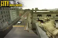 City Traffic Sniper Shooter 3D Screen Shot 2