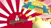Animaux Party Festival - Boules 3D Knockdown jeu Screen Shot 0