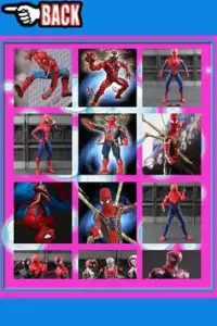 Warrior Spider Hero Man Puzzles Screen Shot 1