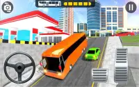 현대 버스 주차 모험 - 전진 버스 계략 Screen Shot 1