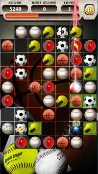 Juegos de pelota Partido gratuito 3 Jewel Star 201 Screen Shot 5