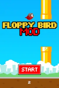 Floppy Bird Mod - Speed/Pipes Screen Shot 0