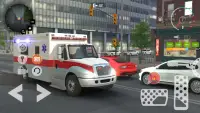 Ambulance Game Car Driving Sim Screen Shot 0