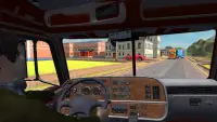 รถบรรทุกบรรทุกสินค้าขนาดใหญ่ City Driver Simulator Screen Shot 13
