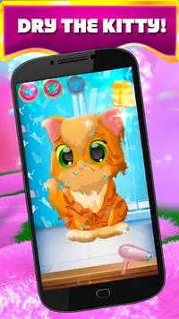 Kitty pet banyo ve bakım Screen Shot 2