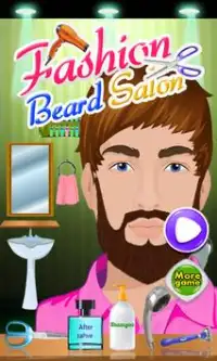 Beard salon gadis permainan Screen Shot 0