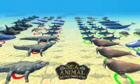 Sea Animal Kingdom Battle: War Simulator Screen Shot 3