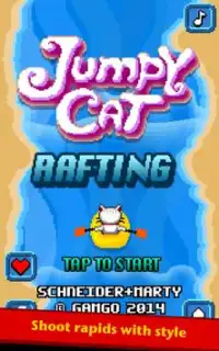 Jumpy Cat Rafting Free Screen Shot 4