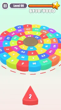 2048 Jelly: Hit & Merge Spin Puzzle Screen Shot 1
