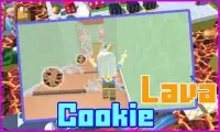 Escaper Cookie Swirl - Robloxe Obby LavaLand Mod Screen Shot 1