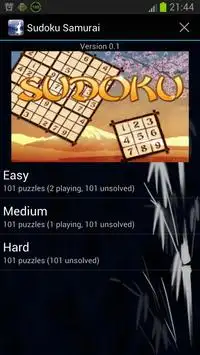 Sudoku Samurai Puzzle Screen Shot 0