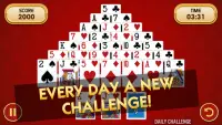 Pyramid Solitaire Challenge Screen Shot 1