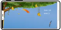 Banana shooter Bow Arrow game Screen Shot 5
