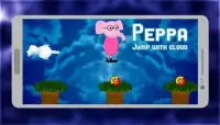 Peppa salta com nuvem Screen Shot 3