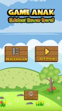 Game Anak Edukasi Hewan Darat Screen Shot 0