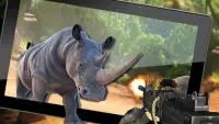 Wild Dino VS Deadly Hunter 3D Screen Shot 2