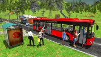 Big Mountain Snow Bus Driving Simulator 3D Screen Shot 1