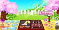 Girls Games cooking barbecue Screen Shot 2