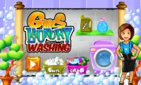 Mädchen Wäsche waschen Spiele Screen Shot 3