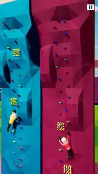 रॉक क्लाइम्बिंग खेल - गति चढ़ाई चुनौती Screen Shot 2