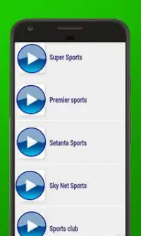Sports TV App : Football, WWE. Screen Shot 1
