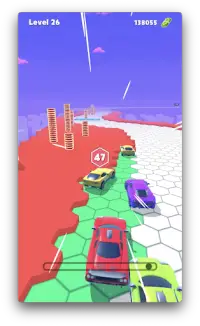 Hex Drift Race Screen Shot 1