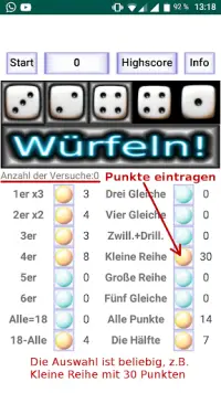 Top 5 Würfel Spiel Screen Shot 4