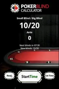 Poker Blinds Dealer Screen Shot 1