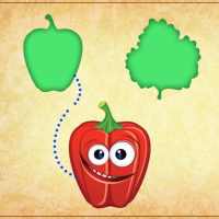 Solve Food Puzzle For Preschool Toddlers