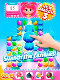 Big Sweet Bomb - Candy match 3 game Screen Shot 10