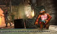 Turtle Hero Prison Escape 2018: Zombie Ninja War Screen Shot 0