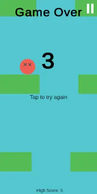 JUMPY BALL—Vertical Flappy Game Screen Shot 3