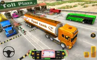 Oil Tanker Driving Truck Games Screen Shot 1