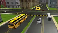 School Bus 3D Free Screen Shot 2