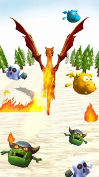 Flying Dragon Game Dino Runner Screen Shot 2