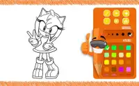 ColorMe Sonic : Coloring Pages Screen Shot 1
