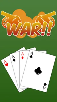 War Card Game Screen Shot 0