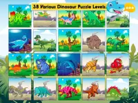 Dinosaur sound puzzles - learning for good kids Screen Shot 9