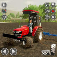 trator agrícola moderno 3d